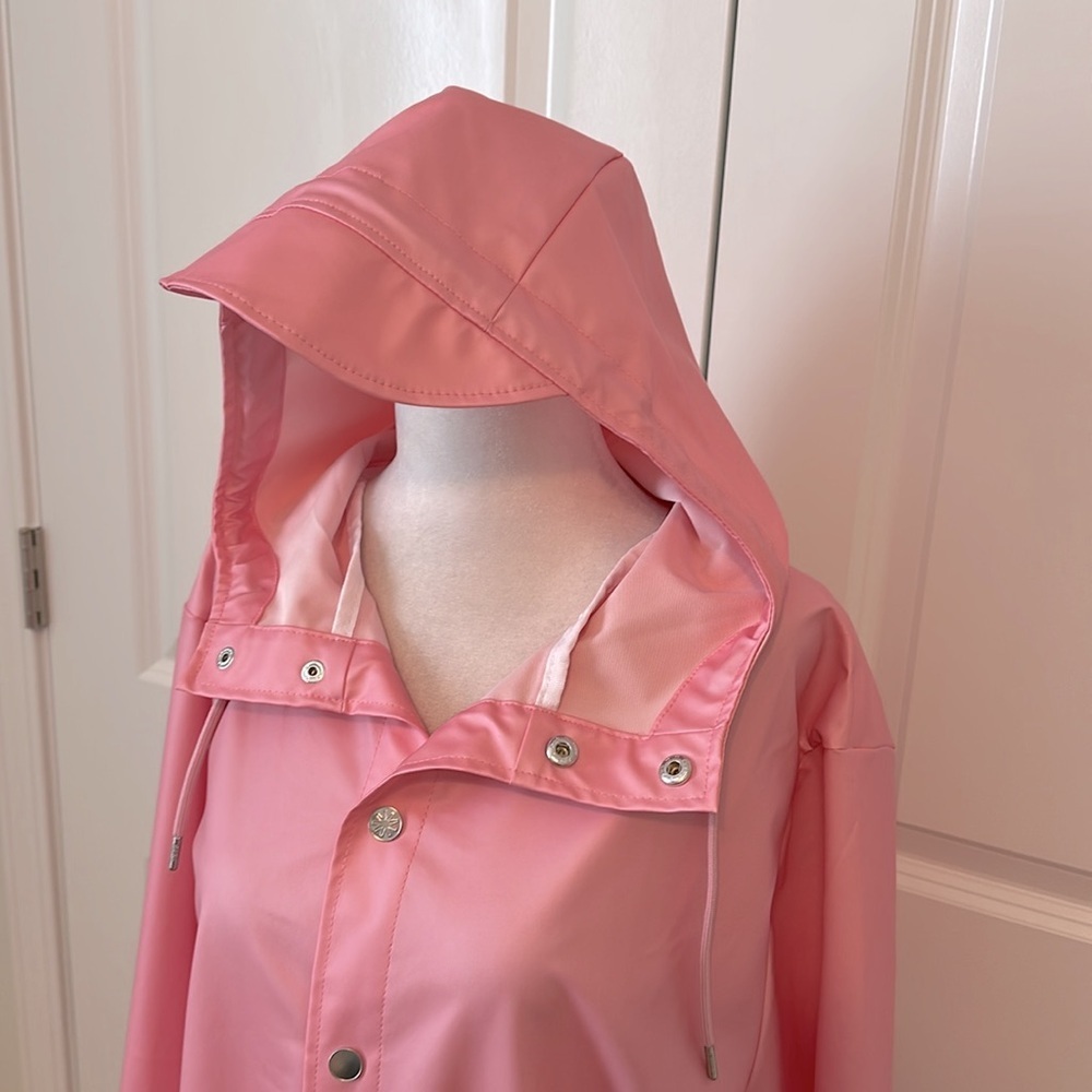 Pink Rains Unisex Long Jacket - Picture 4 of 15